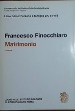 Libro primo: Persone e famiglia art. 84-158  MATRIMONIO Tomo II