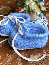 Scarpine Neonato Unisex 0-3 mesi - fatte a mano 