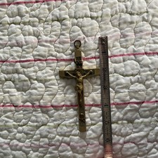 Crocifisso antico XL teschio