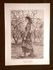 Una contadina toscana quadro - toscana,