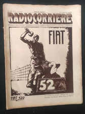 RADIOCORRIERE APRILE 1931 FIAT