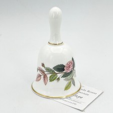 Campanella in porcellana bianca cermica campana con rose vintage Inglese