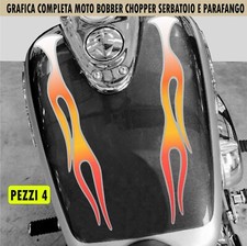 Kit 4 adesivi moto serbatoio