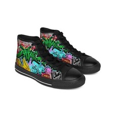 Sneakers alte uomo graffiti -