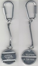 PORTACHIAVI GETTONE IL TELEFONO LA TUA VOCE - SCARCE TELEPHONE TOKEN ITALY