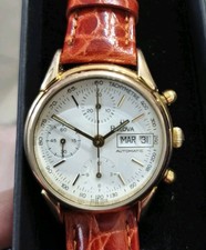 Orologio Automatico Crono Bulova Valjous Oro 18k