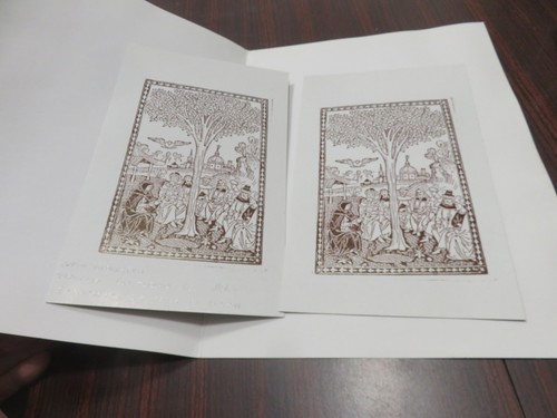 Stampa tipografica con - stampa,