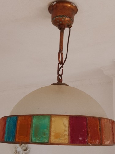 Lampadario antico pezzo unico - lampadario,