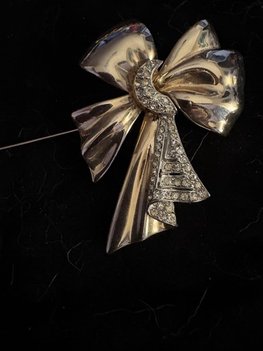 Spilla vintage tono argento - spilla,