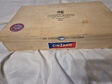 cassetta propaganda 1957 CINZANO con vespa fiat 500 fiat 1900 Olivetti L22 rara