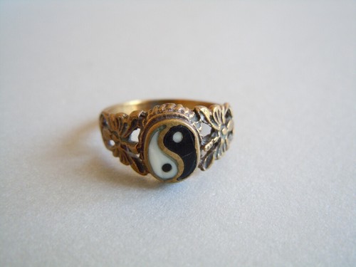 Anello ottone con pietra - anello, in