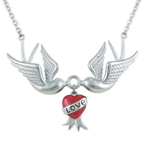 Collana rondini amore coppia - rondini,