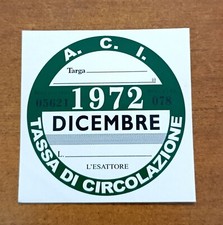 Bollo decorativo DICEMBRE 1972