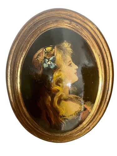 Quadro ritratto femminile con