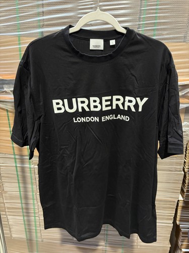 Shirt burberry nera con - t-shirt,