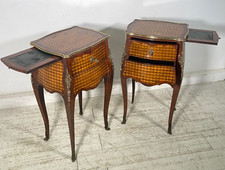 COPPIA COMODINI LUIGI XV LEGNO