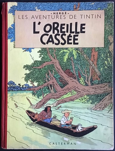 Tintin oreille cassée - tintin,