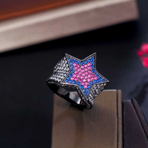 Anello donna stella grossa