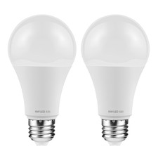 2x Lampadina Led 15W E27 Con Doppio Sensore Crepuscolare Accende Spegne da Sola