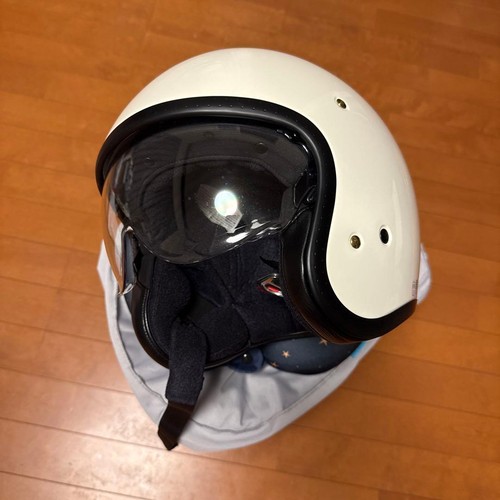 Shoei helmet white used - shoei,