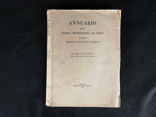 Annuario scuola archeologica
