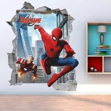 Adesivo murale Spiderman 3D