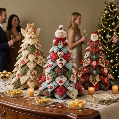 Kit albero tessuto trapuntato