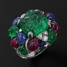 Anello Tutti Frutti con pietre