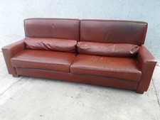 Divano Tipo Baxter In Pelle Vintage