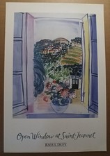 Poster Raoul Dufy, Open Window at Saint-Jeannet