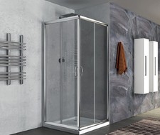 Box Doccia Due Lati Scorrevole, in Cristallo 6mm h190cm Ponza