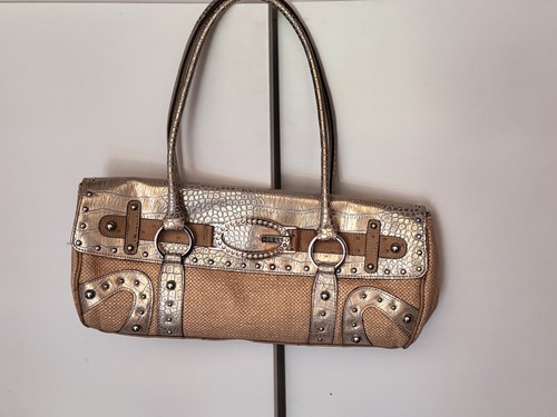 Borsa spalla baguette oro - borsa,