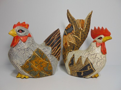 Decoupage pollo gallo - e,