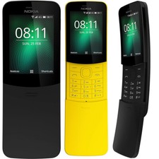 Smartphone Nokia 8110 (2018) Dual SIM 4 GB sbloccato in fabbrica versione internazionale