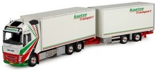 TEKNO - Portapacchi rigido VOLVO FH04 6x2 e rimorchio per trasporto Kaatee - ...