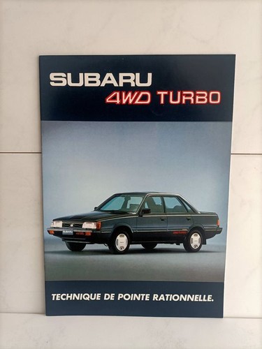 Catalogue subaru 4wd turbo - catalogue,
