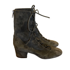 Stivaletti stringati donna