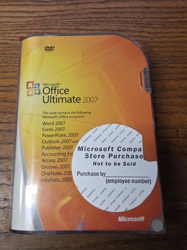 Microsoft office ultimate 2007 - microsoft,