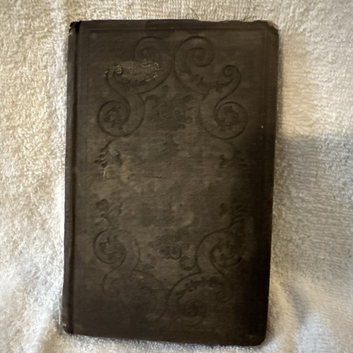 Antique book 1844 man - book, ruin