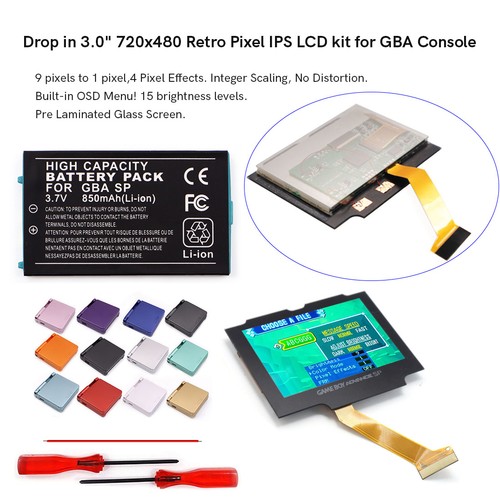 Kit lcd ips laminato con - lcd,