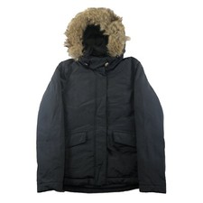 WOOLRICH W'S SHORT PARKA Navy blue DOWN JACKET WOMAN size S