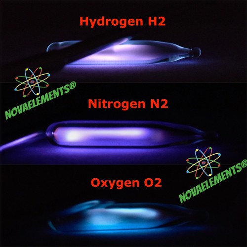 Gas ampoules set - gas, hydrogen