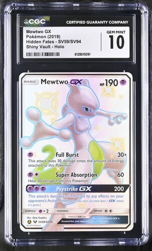 Cgc 10 mewtwo gx - ✨✨,
