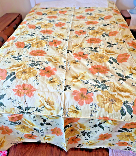 Copriletto vintage tessuto - copriletto,