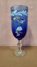 Vaso O Grande Vetro Blu Motivo