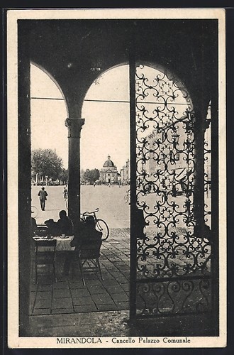 Mirandola cancello palazzo - cancello,