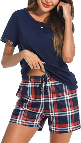 Pigiama donna cotone corto - pigiama,