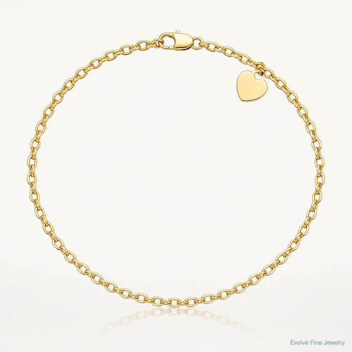 Bracciale con ciondolo cuore
