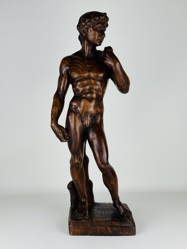 Vintage statua legno - vintage, in