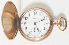 OROLOGIO DA TASCA SAVONETTE EQUITY BOSTON EPOCA ANNI 20 LAMINATO ORO FUNZIONANTE